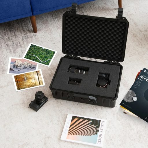 Wodoodporna walizka z pianką do wycinania