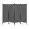 4-panelowa ścianka działowa 173 cm szara