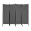 4-panelowa ścianka działowa 173 cm szara