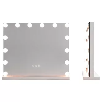 Lustro kosmetyczne na stół z oświetleniem LED