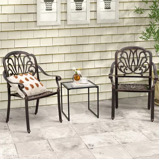 Szklany stolik pomocniczy