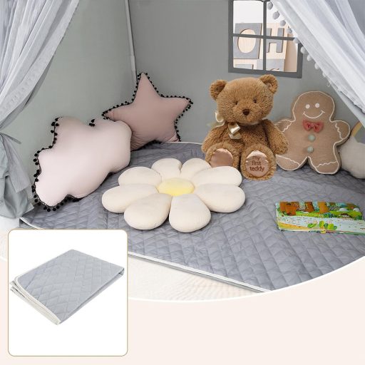 Namiot dziecięcy ze światełkami, szary