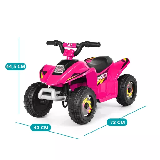 Akumulatorowy quad dla dzieci, różowy