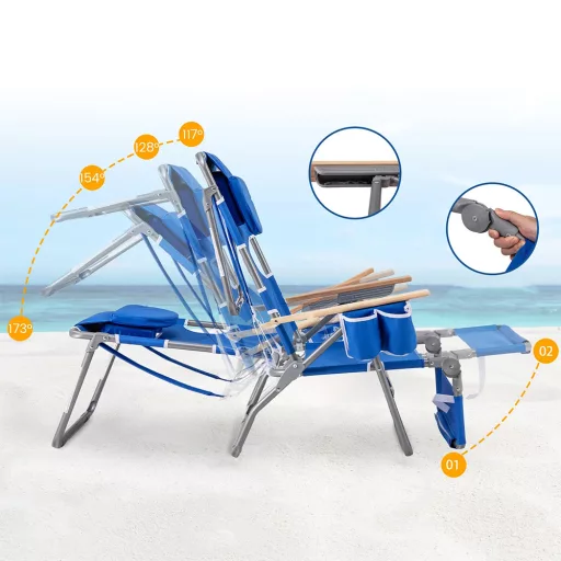 3 w 1 składane krzesło plażowe