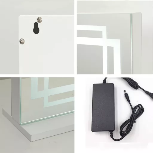 Lusterko do makijażu LED 58 x 12 x 48 cm