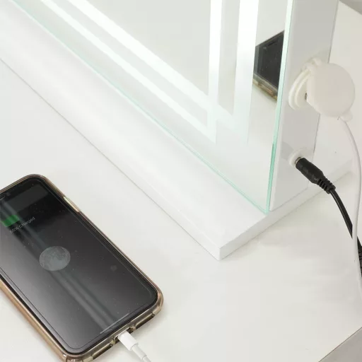 Lusterko do makijażu LED 58 x 12 x 48 cm