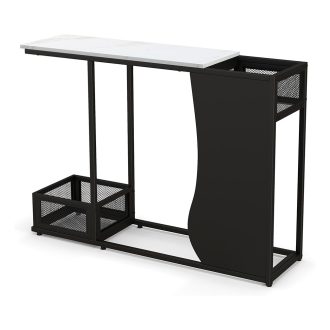 Stół Konsolowy z Blatem w Efekcie Marmuru