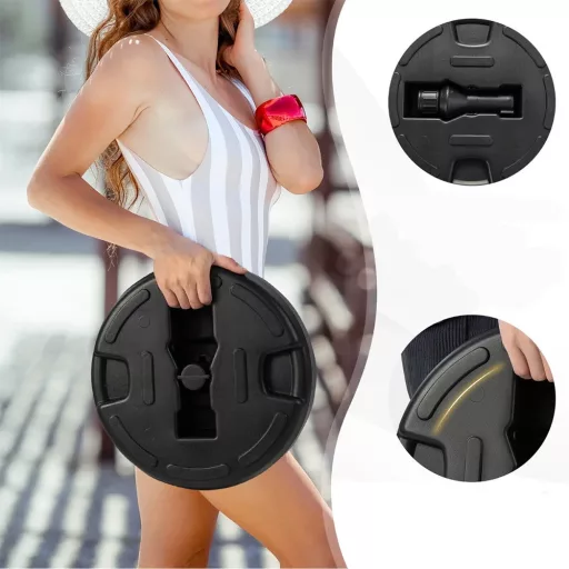 Podstawa parasola napełniana wodą lub piaskiem