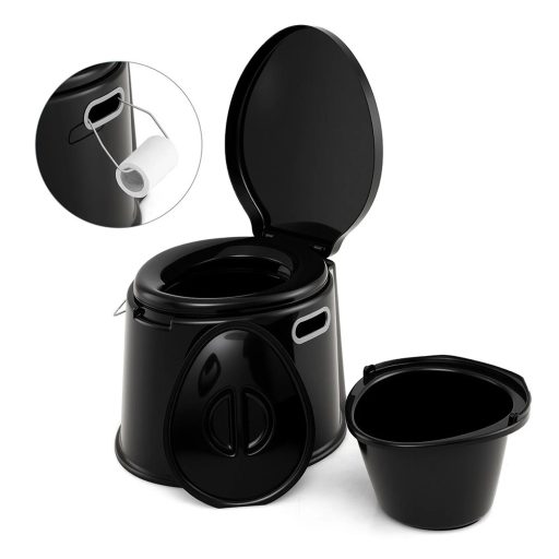 Przenośna Toaleta Czarna