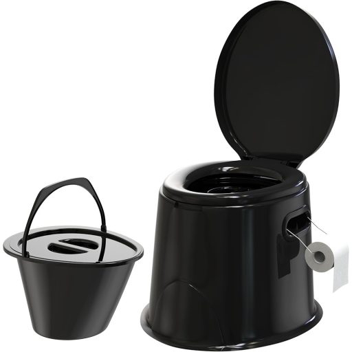 Przenośna Toaleta Czarna