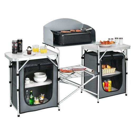 Składana kuchnia kempingowa z systemem przechowywania