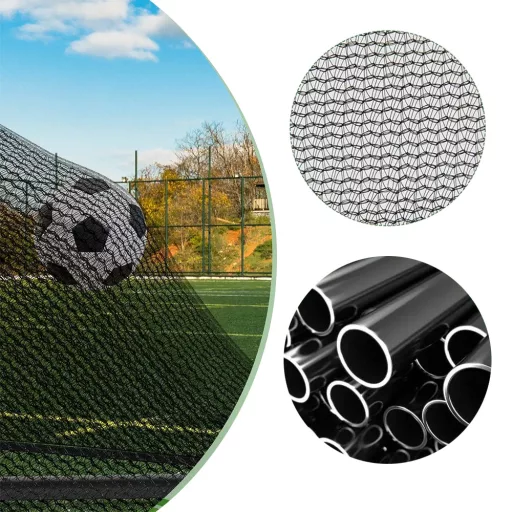 Przenośna mała bramka do piłki nożnej