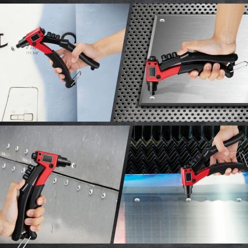 Zestaw nitownic ręcznych, 200 szt.