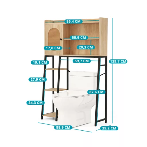 Szafka na półki nad toaletą