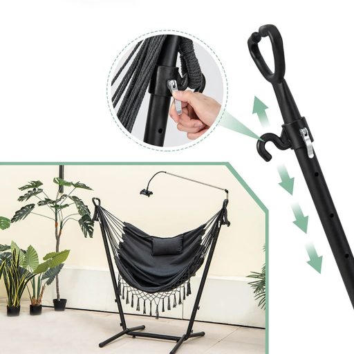 Regulowane Wiszące Krzesło z Uchwyt na Telefon