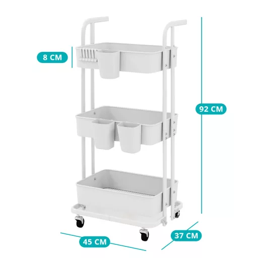 Wielopoziomowy Składany Wózek Serwisowy