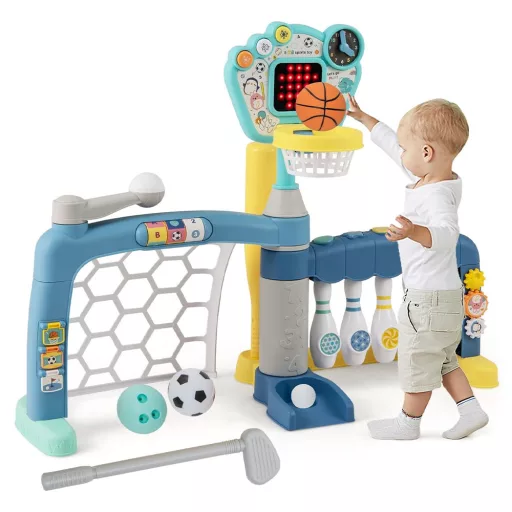 Kryte centrum sportowe 5w1 dla dzieci