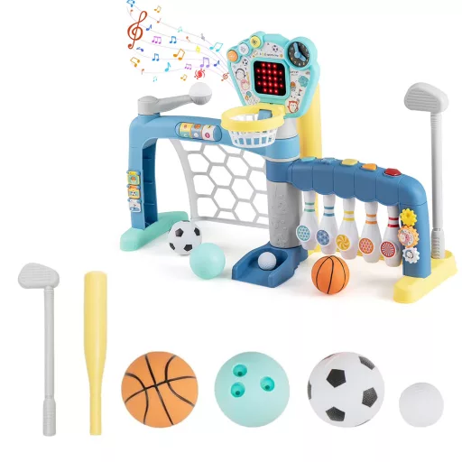 Kryte centrum sportowe 5w1 dla dzieci