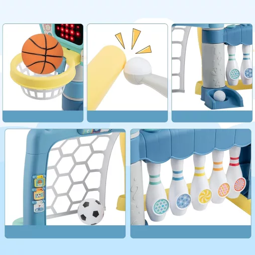 Kryte centrum sportowe 5w1 dla dzieci