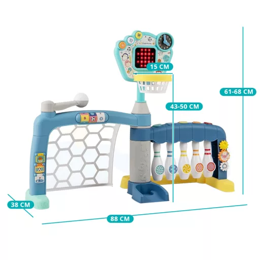 Kryte centrum sportowe 5w1 dla dzieci