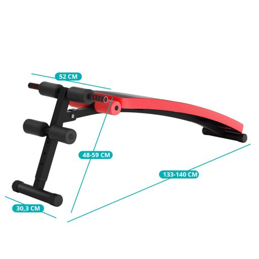 Składana ławka do ćwiczeń brzucha