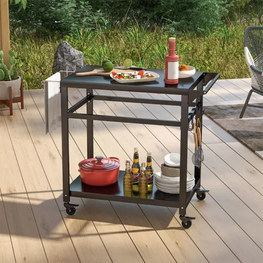 Wózek Grillowy na Zewnątrz