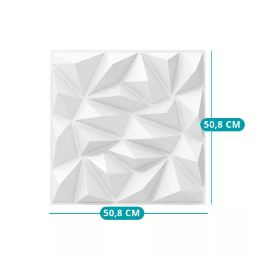 40 sztuk paneli ściennych 3D z diamentowym wzorem