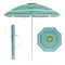 Regulowany parasol plażowy 198 cm niebieski