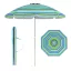Regulowany parasol plażowy 198 cm niebieski