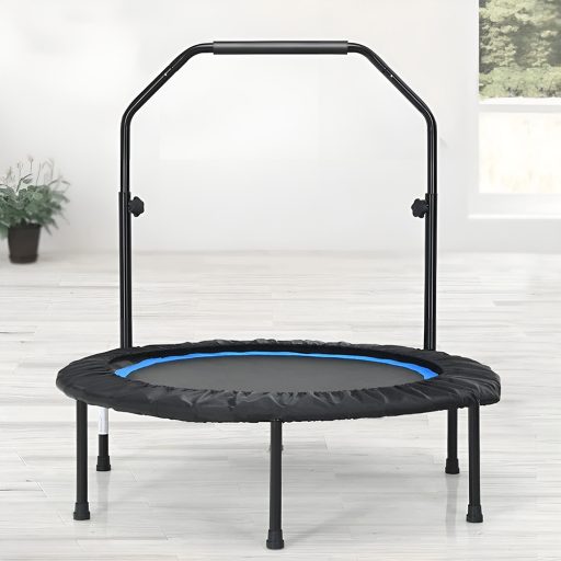 Trampolina fitnessowa z uchwytem