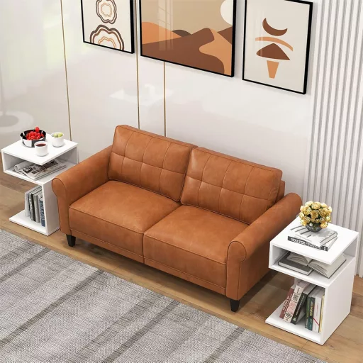 Stolik nocny w kształcie S