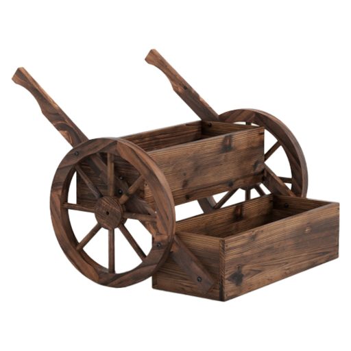 Ogródowy wózek na kwiaty