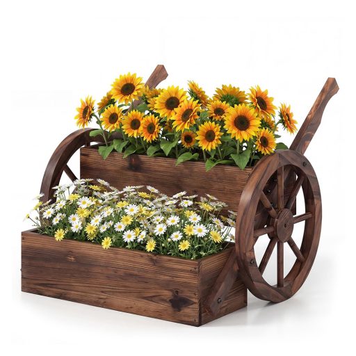 Ogródowy wózek na kwiaty