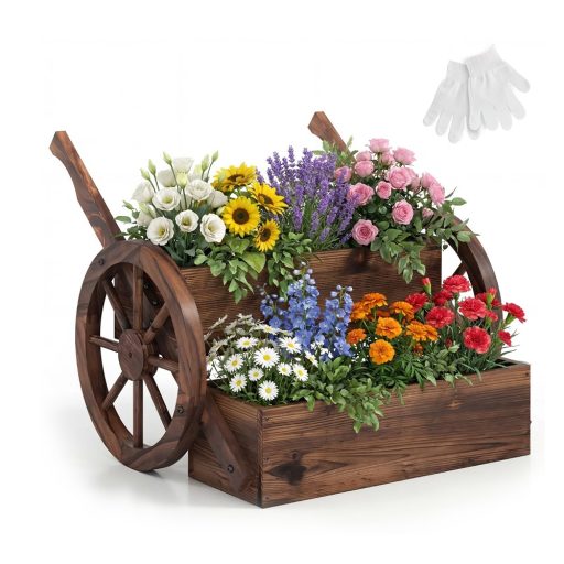 Ogródowy wózek na kwiaty