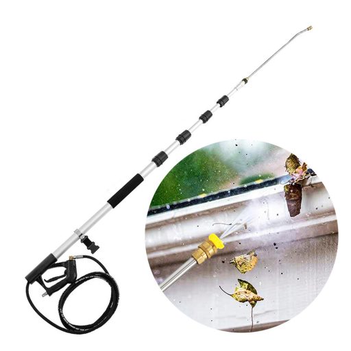 Teleskopowy Wysokociśnieniowy Czyścik z Akcesoriami