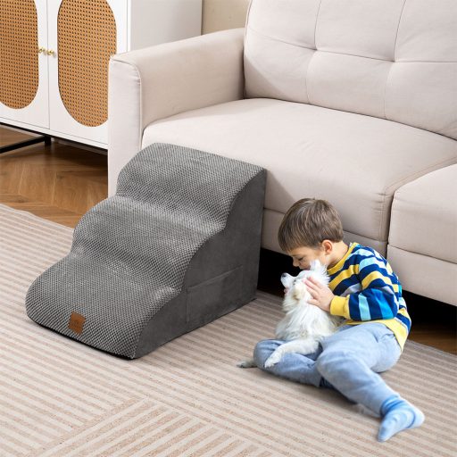 Antypoślizgowe schodki dla małych zwierząt