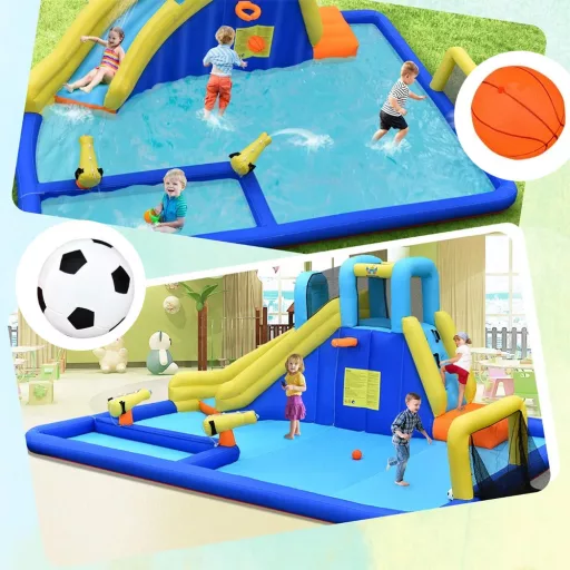 Nadmuchiwany Park Wodny z Boiskami Piłkarskimi