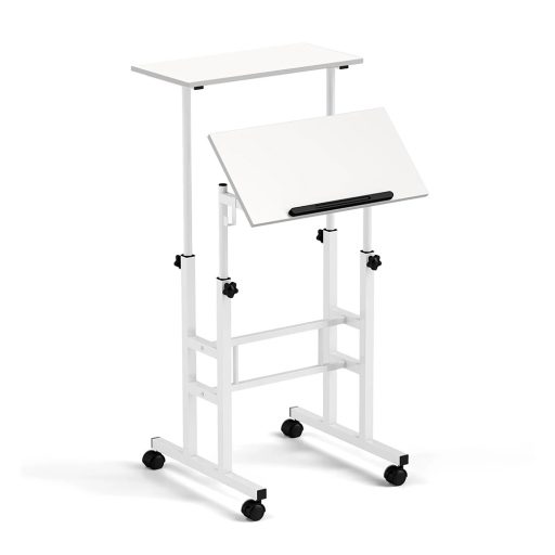 Mobilne Biurko Stojące na Kółkach