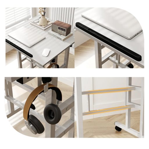 Mobilne Biurko Stojące na Kółkach