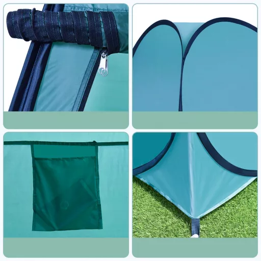 Namiot przebieralnia, zielony