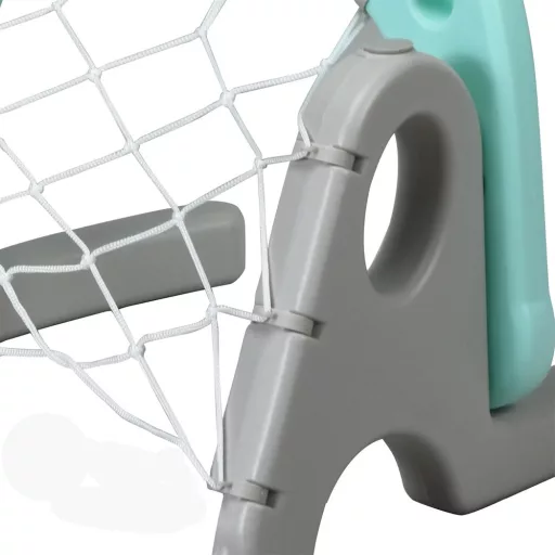 3-w-1 Regulowana Wysokość Koszykówka z Rzucaniem Pierścieni, Niebieska