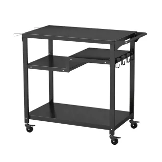 Mobilny grillowy wózek 3-poziomowy