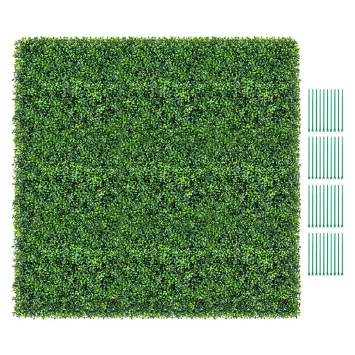 Dekoracyjna ściana z roślin sztucznych 12 szt. 50x50 cm