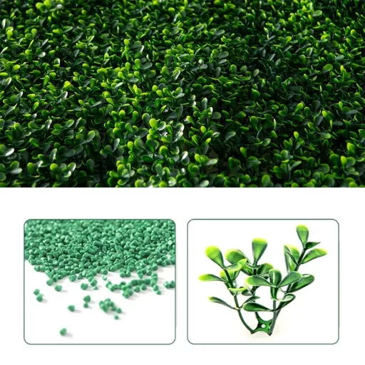 Dekoracyjna ściana z roślin sztucznych 12 szt. 50x50 cm