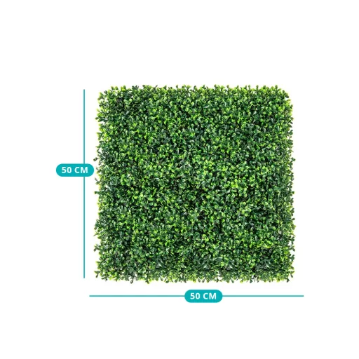 Dekoracyjna ściana z roślin sztucznych 12 szt. 50x50 cm