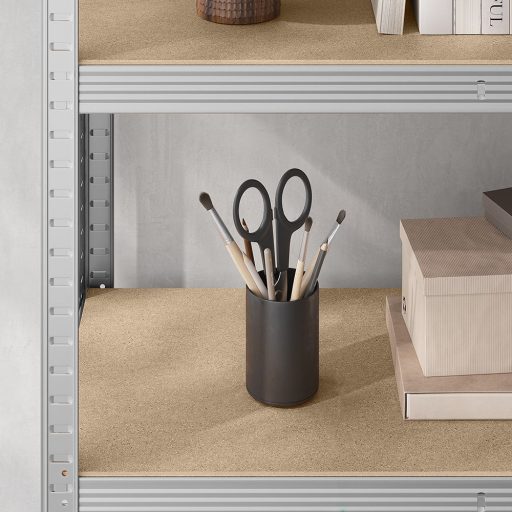 Stalowy regał, srebrny, zestaw 2 szt.