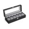 Pudełko na zegarki z sześcioma przegródkami
