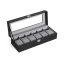 Pudełko na zegarki z sześcioma przegródkami
