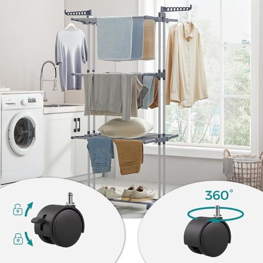 Wielopoziomowa suszarka na pranie