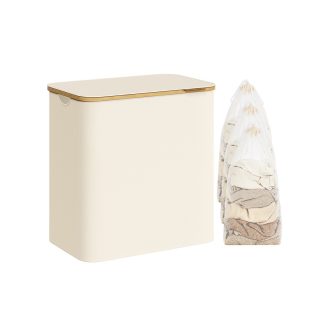 Kosz na pranie z wyjmowanym siatkowym wkładem